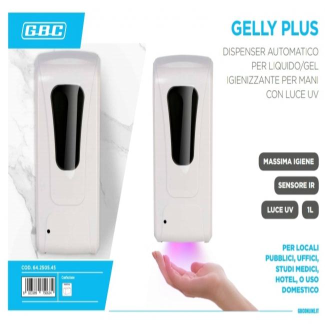 Dispenser automatico liquido/gel igienizzante per mani da parete - DeIaco Elettronica